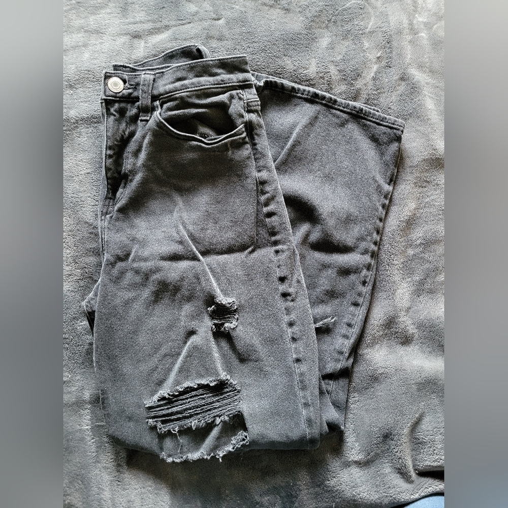 SO | Black 90's Wide Leg Jeans